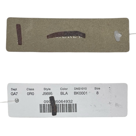 J.Crew Collection Pull-on Wide-leg Pants Size 8 Black Chiffon Trousers New NWT - Picture 5 of 7